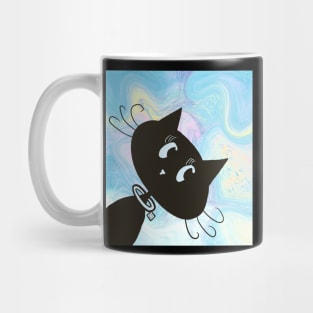 Peekaboo Cosmic Cat Mug